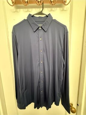 RHONE Commuter Shirt | Slim Fit | Large | Navy